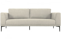 Divani Casa Jada Modern Light Beige Fabric Sofa