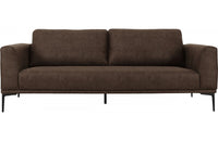 Divani Casa Jada Modern Brown Fabric Loveseat