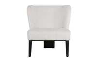 Divani Casa Ladean Modern White Accent Chair