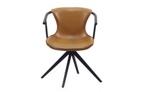 Modrest Maureen Modern Camel & Black Dining Chair