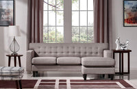 Arabella Modern Fabric Sofa & Ottoman Set