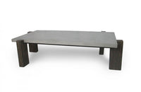 Modrest Milton Dark Grey & Walnut Coffee Table