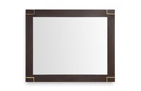Modrest Moontide Modern Smoked Ash & Gold Mirror