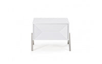 Modrest Candid Modern White Nightstand