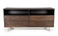 Modrest Wharton Modern Dark Aged Oak Dresser
