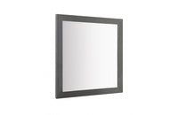 Modrest Splendor Grey High Gloss Slatted MIrror