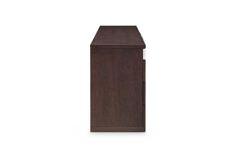 Modrest Torino Modern Brown Oak & Grey Dresser