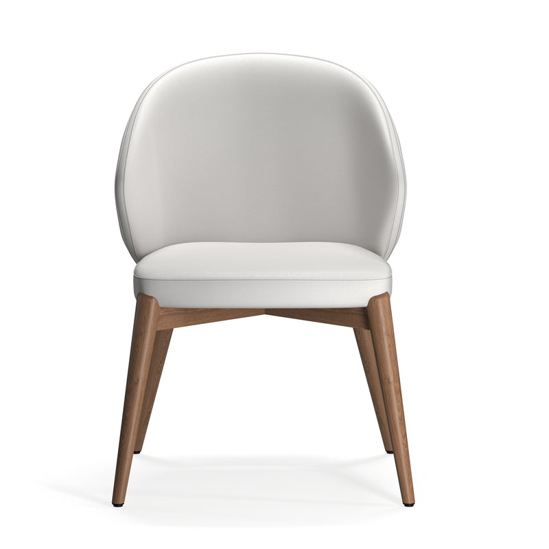 Elicia White Arm Dining Chair