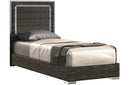 Freya Modern Bedroom Set Gloss Grey