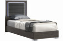 Freya Modern Bedroom Set Matte Grey