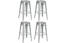 8015 Bar Stool Silver