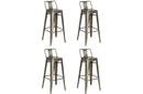 8030 Bar Stool Gun Metal