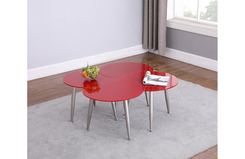 8072 Cocktail Table Red