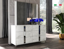 Antonella White Marble Modern Bedroom