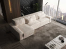 Aria Functional Fabric Sectional Sofa with bed and storage