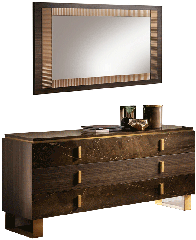 Essenza Double Dresser with Mirror