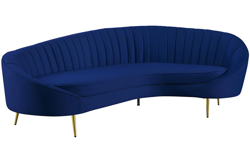 Dallas Modern Fabric Sofa Blue