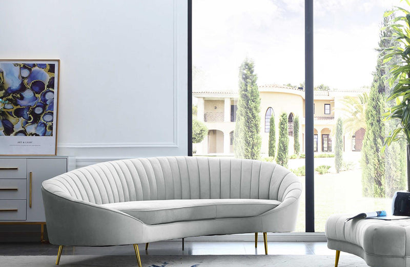 Dallas Modern Fabric Sofa Gray