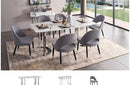 131 Silver Marble Dining Set