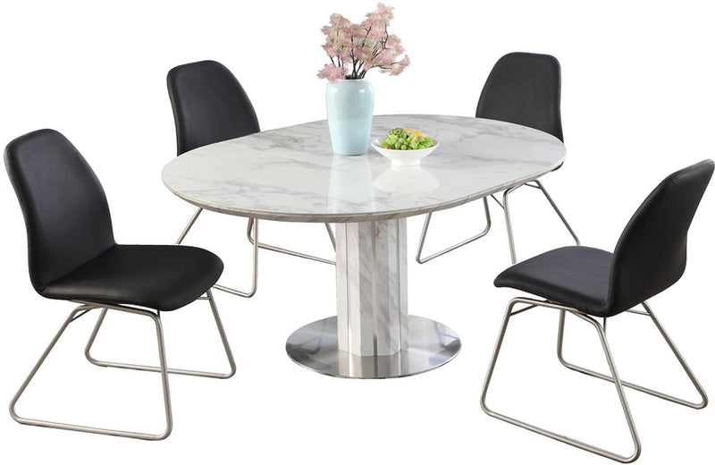 Gretchen 5 pc Dining Set Black