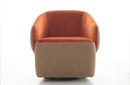 Gea accent swivel chair by Nordholtz