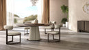 Gea Round Luxury Dining Table and chairs