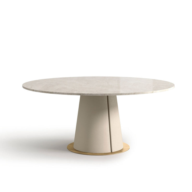 Gea Round Luxury Dining Table and chairs