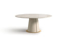 Gea Round Luxury Dining Table and chairs
