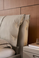 Grace Grey Leather Bedroom in FSB010 Smoke