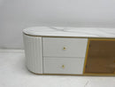 Kayla TV Stand with porcelain top