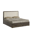 Lola Bedroom with Padded HB in Canyon Oak High Gloss Finish