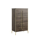 Lola Bedroom with Padded HB in Canyon Oak High Gloss Finish