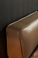 Mason Buttermilk Upholstered Leather Bedroom