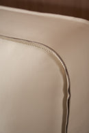 Mason Ivory Upholstered Leather Bedroom