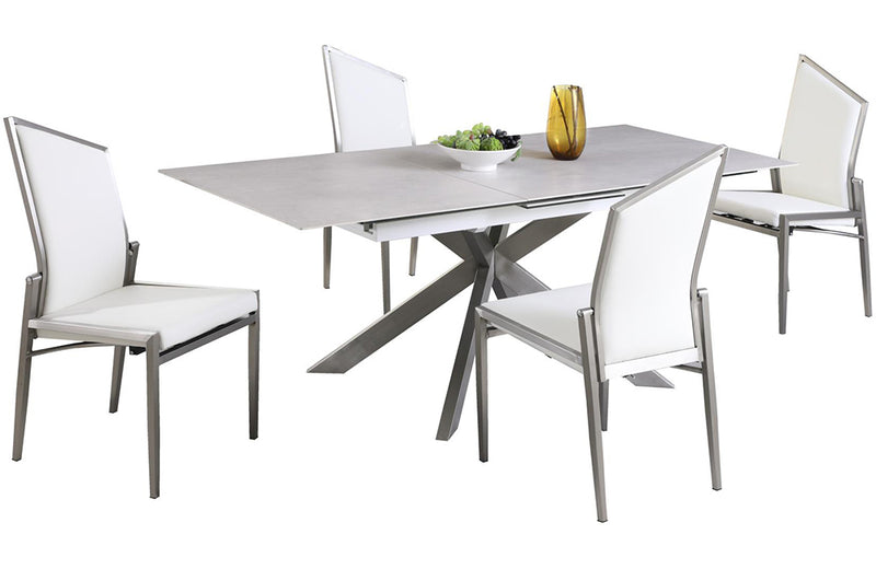 Marie Dining Table 5 pc White