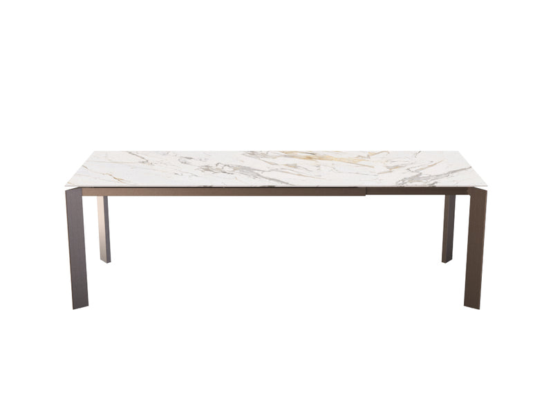 Torino Ceramic Dining table with Riano Beige Chairs