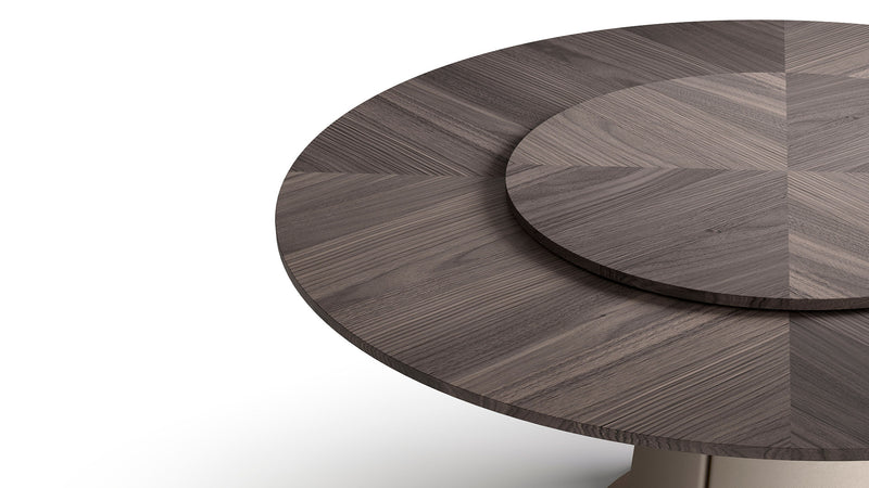 Gea Round Luxury Dining Table and chairs