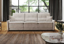 VIVIANA FABRIC SOFA WITH 3 POWER RECLINERS