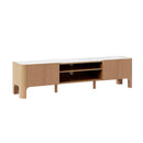 Whitney TV Stand with Marble Top