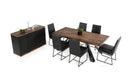 Modrest Norse Modern Black & Ship Wood Buffet