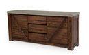 Revok Modern Concrete & Acacia Buffet