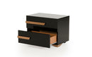 Nova Domus Romeo Italian Modern Black & Rosegold Bedroom Set