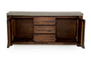 Revok Modern Concrete & Acacia Buffet
