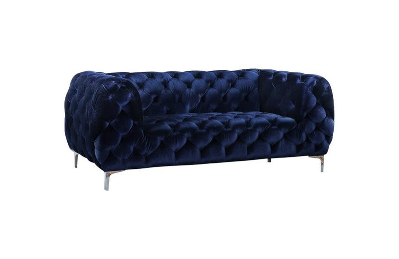 Acker Navy Love Seat