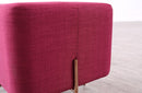 Divani Casa Adler Modern Pink Small Ottoman