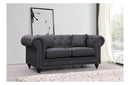 Endicott Grey Love Seat