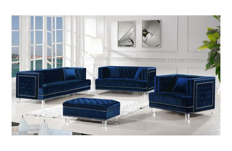 Ryan Navy sofa set