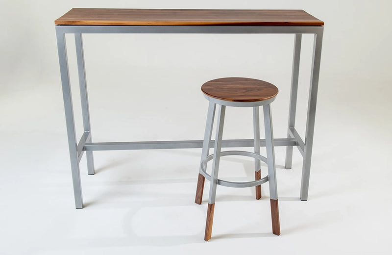 Parliament Bar Table with Wood Top