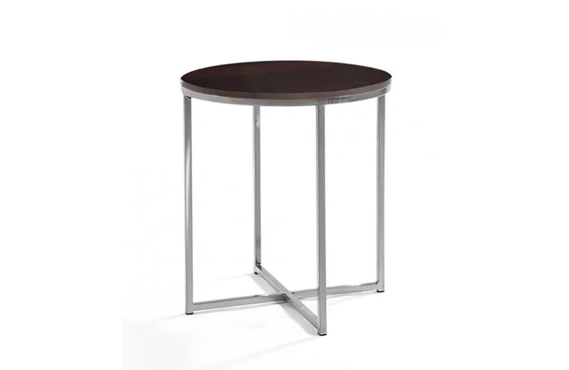 Jon Round End Table Wood Top