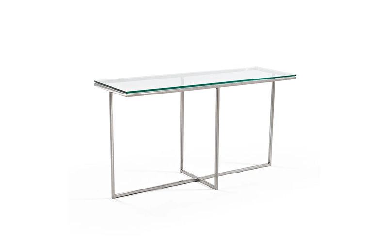 Jon Console Table Clear Glass